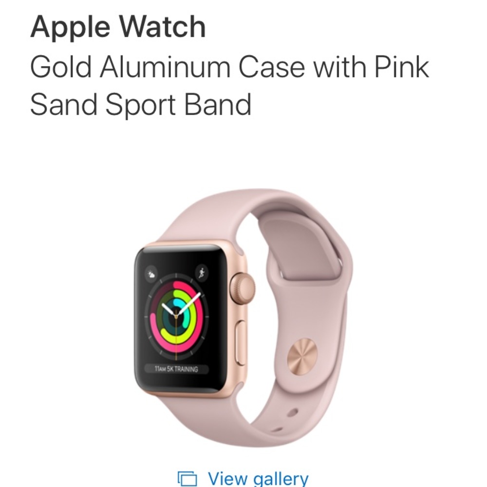 Brand new! Apple watch Series 3 38mm Gold pink